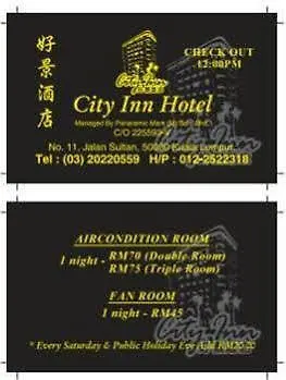 City Inn Kuala Lumpur 2*,